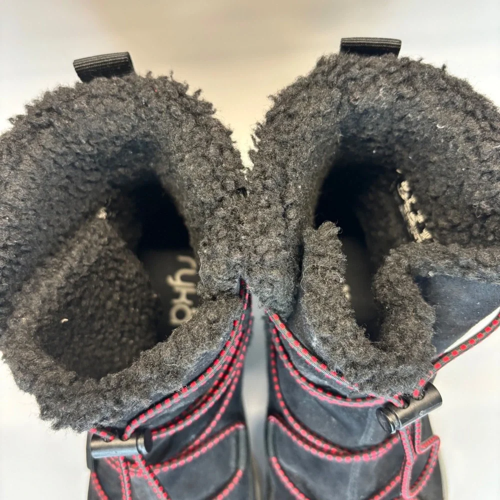 Ryka Alyssa Black Waterproof Winter Snow Boots Womens‎ Size 8M